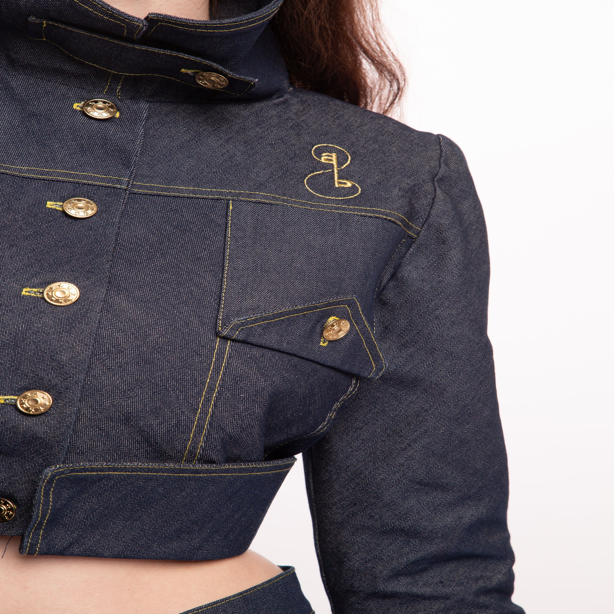 Cropped Denim Jacket